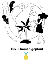 Klimaatdoel badge 10k bomen
